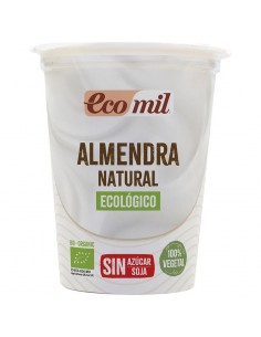 Postre vegetal de almendra Bio 370g Ecomil