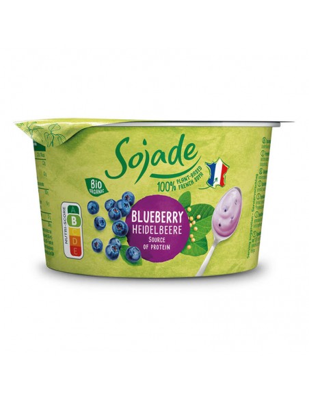Postre de soja con arándanos Bio 150g Sojade