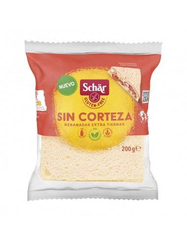 Pan de molde sin corteza 200g Schär