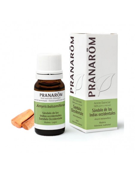 Aceite esencial de sándalo de las Indias 10ml Pranarôm