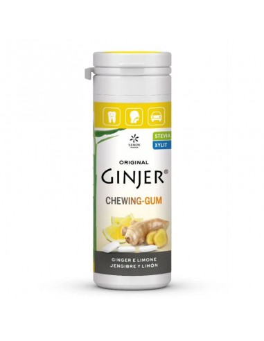 Chicles de jengibre y limón 30g Ginjer