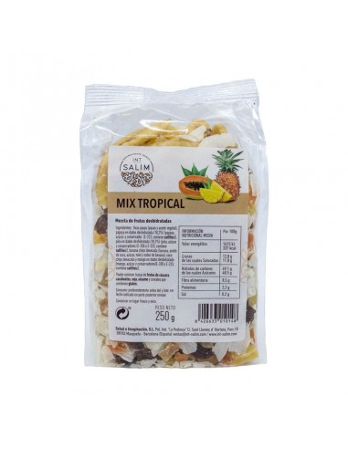 Mix tropical de frutas deshidratadas 250g Int-Salim