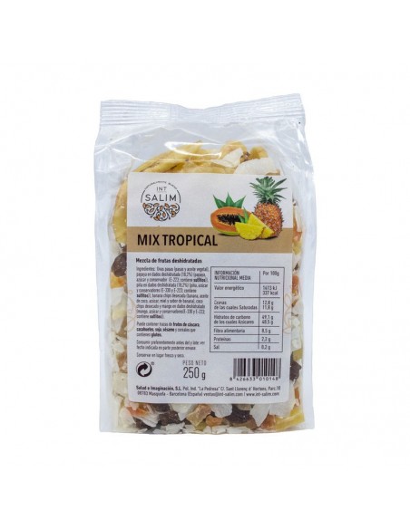 Mix tropical de frutas deshidratadas 250g Int-Salim