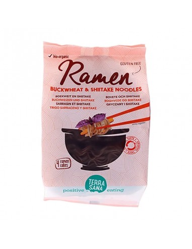 Ramen de trigo sarraceno y shiitake Bio 280g Terrasana