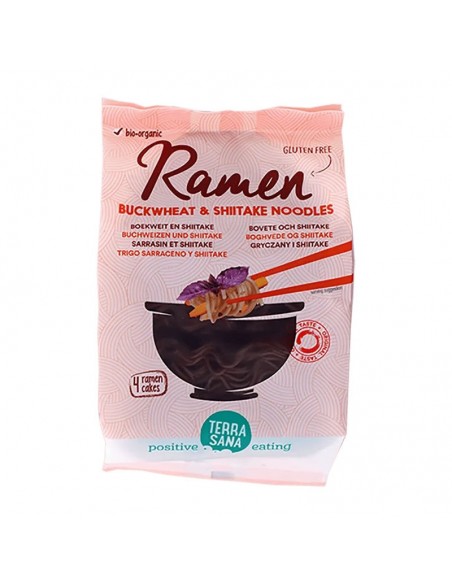 Ramen de trigo sarraceno y shiitake Bio 280g Terrasana
