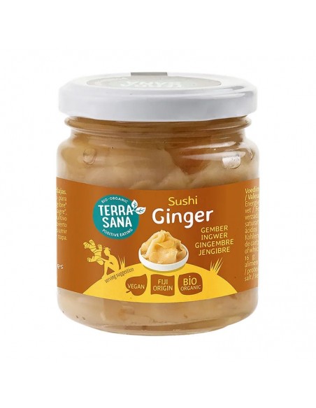 Jengibre para sushi Bio 190g Terrasana