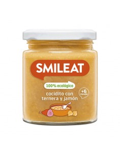 Tarrito de cocidito con ternera y jamón Bio 230g Smileat
