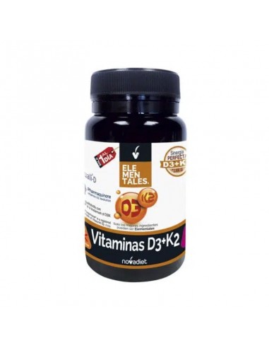 Vitamina D3 + K2 60 cápsulas Novadiet