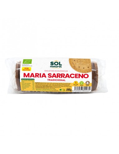 Galletas María de trigo sarraceno Bio 200g Sol Natural