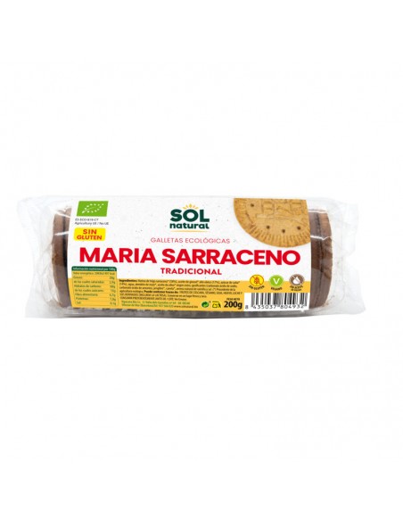 Galletas María de trigo sarraceno Bio 200g Sol Natural