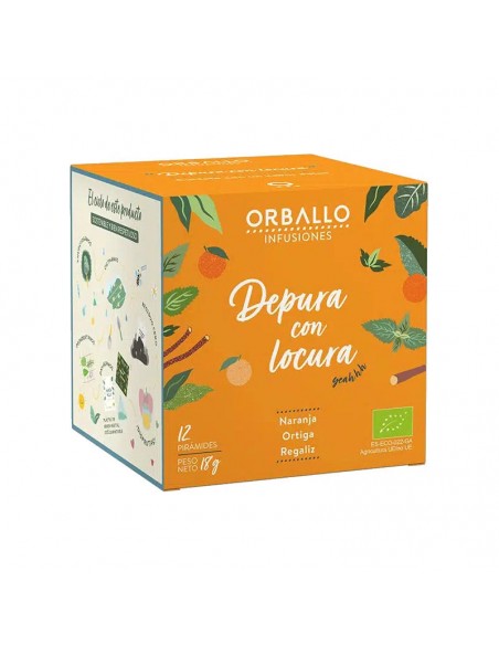 Infusión Depura con Locura Bio 12 bolsitas Orballo