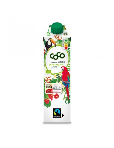 Agua de coco pura Bio Fairtrade de Dr. Antonio Martins en envase de 1L