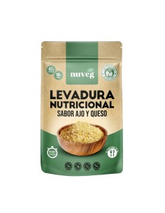 Levadura nutricional sabor ajo y queso 125g Nuveg