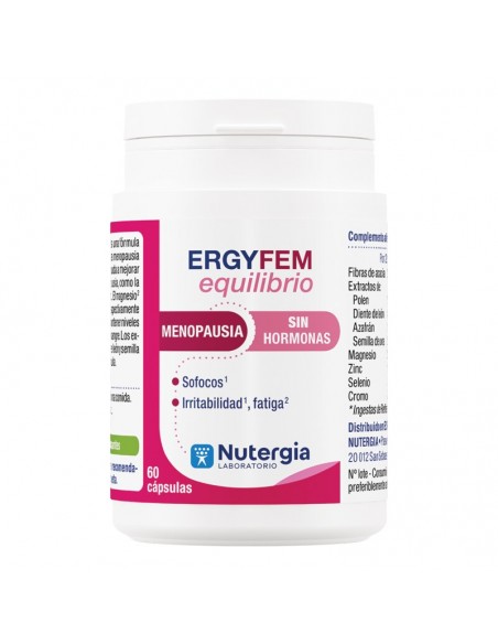 Ergyfem equilibrio 60 cápsulas Nutergia