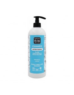 Champú extra suave con ácido hialurónico y almendras Bio 740ml Naturabio