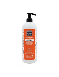 Champú radiante con naranja Bio y proteína de guisante 740ml Naturabio
