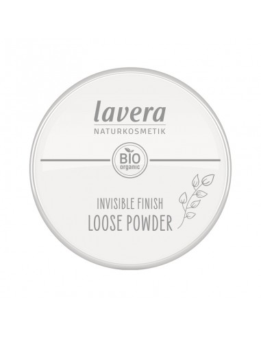 Maquillaje polvo invisible transparente 11g Lavera