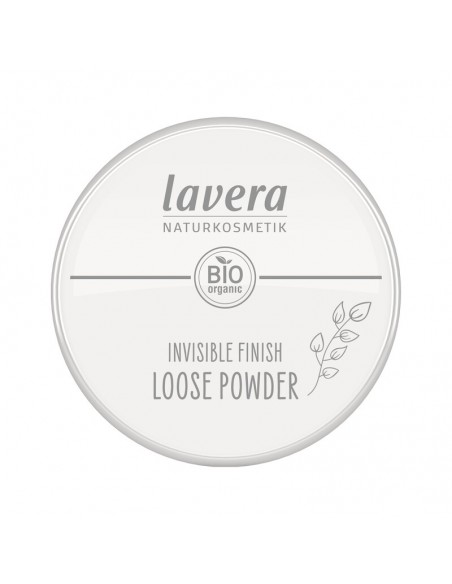 Maquillaje polvo invisible transparente 11g Lavera