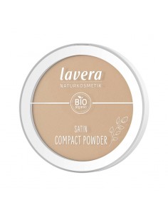 Maquillaje polvo compacto Satin 03 Tanned 9,5g Lavera