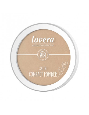 Maquillaje polvo compacto Satin 03 Tanned 9,5g Lavera