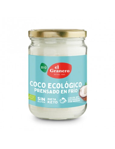 Aceite de coco Bio 400ml El Granero