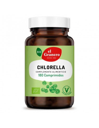Chlorella 400mg Bio 180comp El Granero