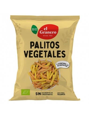 Palitos vegetales Bio 70g El Granero