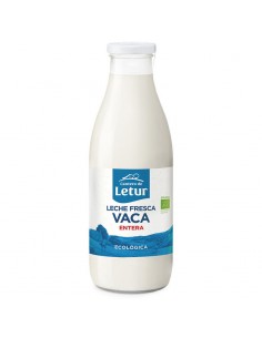 Leche de vaca entera Bio 1l...