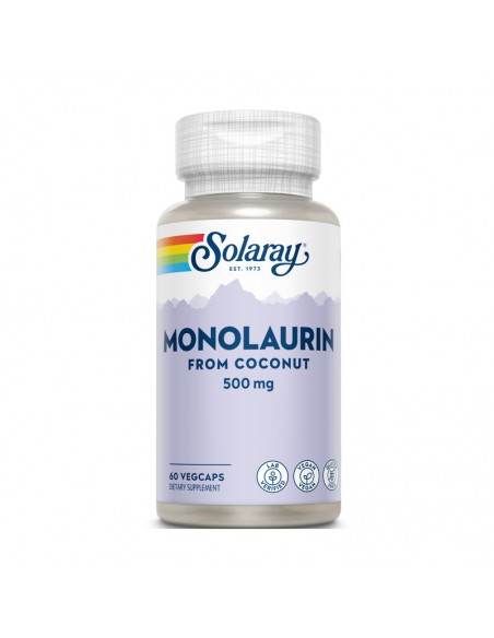 Monolaurin 500mg 60 cápsulas vegetales Solaray