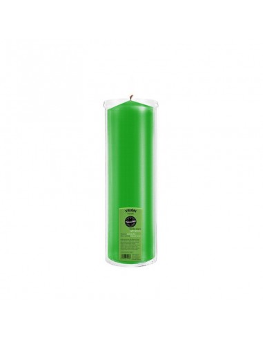 Velón verde claro 15x6cm Trinidad