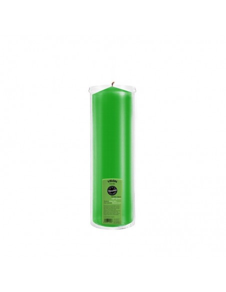 Velón verde claro 15x6cm Trinidad