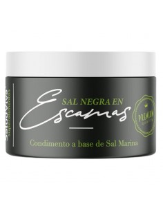Sal en escamas con carbón y pimienta 80g Salud Viva