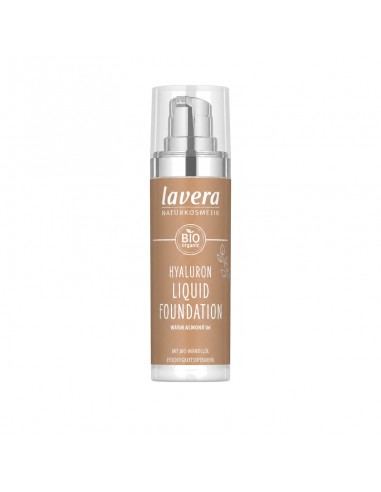 Maquillaje fluido Hyaluron 06 Warm Almond 30ml Lavera
