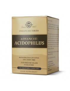 Acidophilus avanzado probiótico 50 cápsulas Solgar