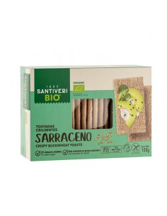 Tostadas crujientes de trigo sarraceno Bio 100g Santiveri