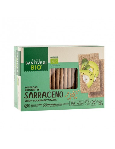 Tostadas crujientes de trigo sarraceno Bio 100g Santiveri