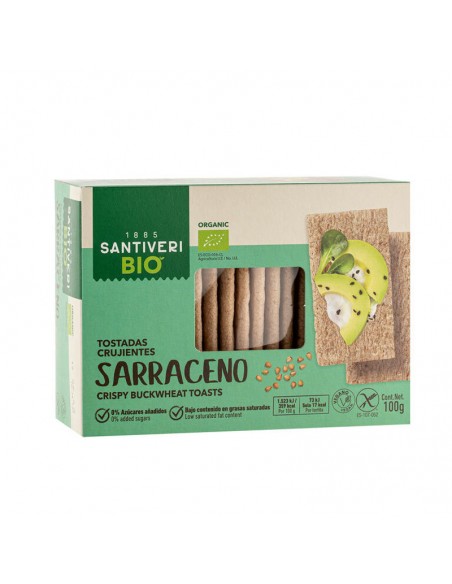 Tostadas crujientes de trigo sarraceno Bio 100g Santiveri