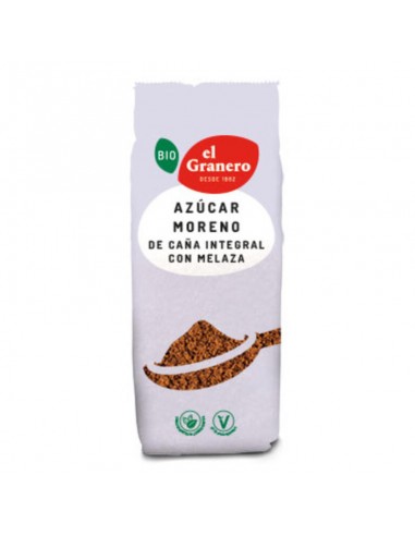 Azúcar moreno integral de caña con melaza Bio 1kg El Granero Integral
