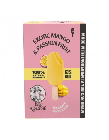 Polos de mango y maracuyá 4x65ml Pink Albatross