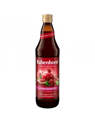 Zumo puro de granada ecológica 750 ml Rabenhorst