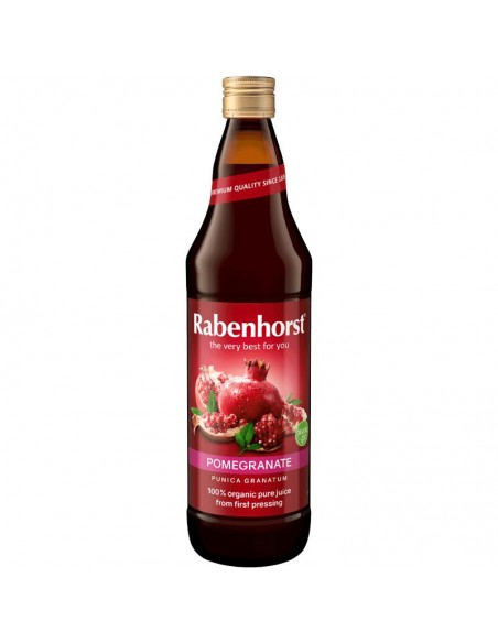 Zumo puro de granada ecológica 750 ml Rabenhorst