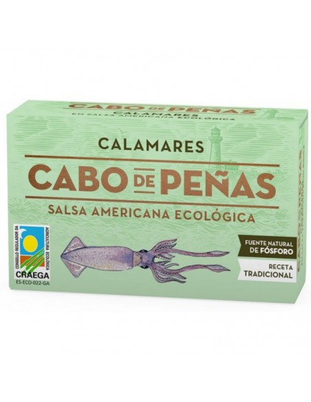 Calamares en salsa americana Bio 111g Cabo de Peñas