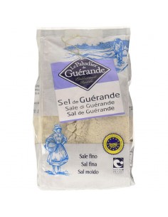 Sal fina gris de Guérande 1kg Le Paludier de Guérande