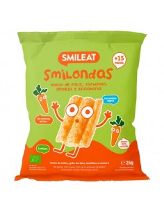 Smilondas de zanahoria ecológicas 25g Smileat