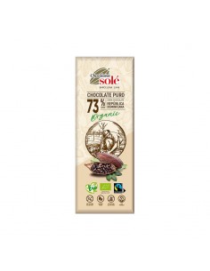 Chocolate negro 73% cacao Bio 25g Chocolates Solé