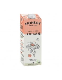 Bebida de arroz y avellanas Bio 1l Monsoy