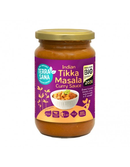 Salsa curry Tikka Masala Bio 350g Terrasana