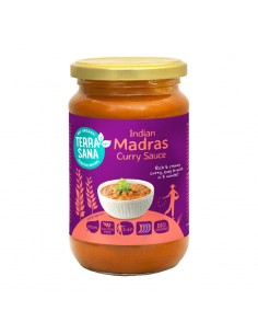 Salsa curry Madras Bio 350g Terrasana