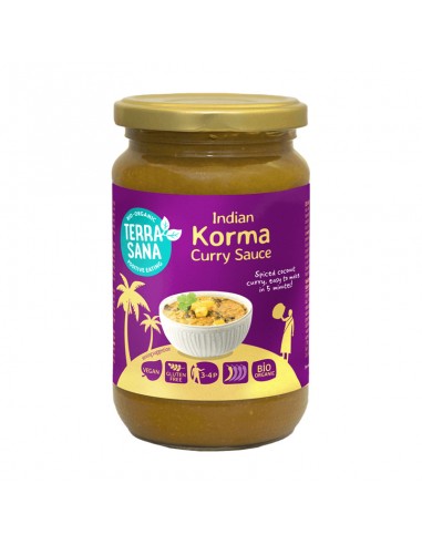 Salsa curry Korma Bio 350g Terrasana