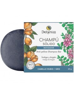 Champú sólido matizador de canas Bio 65g Dehesia